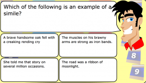 figurative language smartboard game