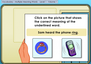 multiple meaning words smartboard game