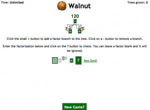 prime factorization smartboard game