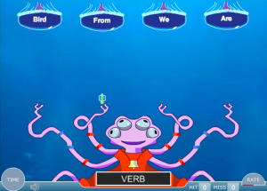 parts of speech smartboard game